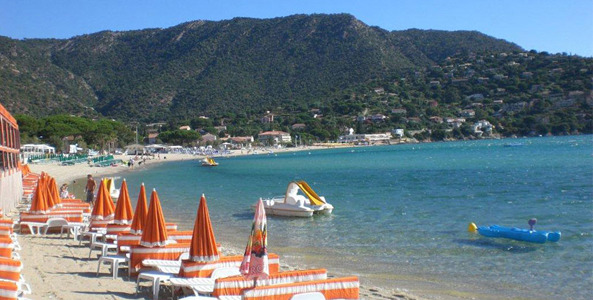 le lavandou plage st clair